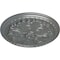 Ekena Millwork Washington Ceiling Medallion (Fits Canopies up to 2 7/8"), Hnd-Painted Platinum, 17 1/8"OD x 1 1/2"P CM17WAPLS - alternate 4